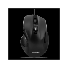 ADVANCE Egér - SHAPE 6D (3200 DPI, 6 gomb, ergonomikus, fekete) egér