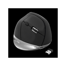 ADVANCE Egér vezeték nélküli - VERTICAL PLUS MOUSE (2400 DPI, 6 gomb, ergonomikus, fekete) egér