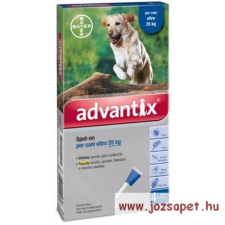  Advantix Spot-On 25kg feletti kutya számára 4ml*1 pipetta élősködő elleni készítmény kutyáknak