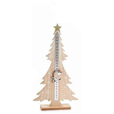 Adventi naptár számláló - fenyőfa manóval - fa 44,5 cm - szépséghibás karácsonyi dekoráció