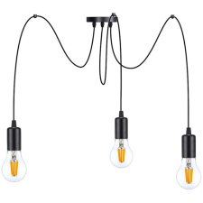 Adviti LINO medál AD-LD-6359BE27, 3 x 60W, E27, IP20, fém, fekete világítás