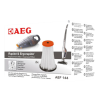  AEG, Electrolux porszívó szűrő AEF 144