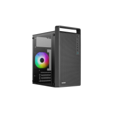 Aerocool Case Aerocool PGS CS-109-G-BK-v1 FRGB Black számítógép ház