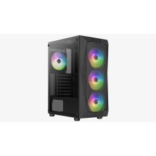 Aerocool Falcon Mesh v2 ARGB Számítógépház - Fekete (ACCM-PV41142.11) számítógép ház