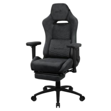 Aerocool ROYALSLATEGR Premium Ergonomic Gaming Chair Legrests Aerosuede Technology Grey forgószék