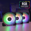 Aerocool Saturn 12F ARGB Pro RGB LED 12cm 3db-os + vezérlő (ACF3-ST10247.01)