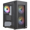 Aerocool Számítógépház Aerocool Hexform v3 FRGB mATX Fekete Edzett üveg (ACCS-PV38033.11)