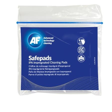 AF Tisztítókendő, izopropil alkohollal, nagy méretű, 10 db, AF "Safepads" tisztító- és takarítószer, higiénia