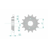 AFAM acél standard első lánckerék 20507 - 525