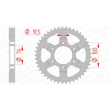 AFAM acél standard hátsó lánckerék 14902 - 530 egyéb motorkerékpár alkatrész