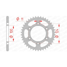 AFAM acél standard hátsó lánckerék 50602 - 520 egyéb motorkerékpár alkatrész