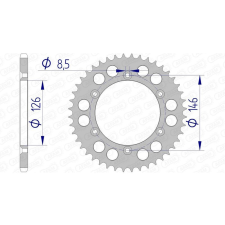 AFAM Alumínium Hátsó Láncszem 15203 - 520 egyéb motorkerékpár alkatrész