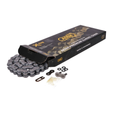 AFAM Lánc AFAM XS gyűrű fekete - 520 XLR2 x 104 lánc, láncszett