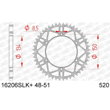 AFAM Öntisztító Acél Hátsó Láncszem 16206 - 520 egyéb motorkerékpár alkatrész