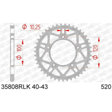 AFAM Ultra-Könnyű Acél Hátsó Láncszem 35808 - 520 egyéb motorkerékpár alkatrész