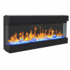 Aflamo Lineáris elektromos kandalló AFLAMO 36 / Elektromos kandalló, 93 x 20 x 49 cm, beépített / falra szerelhető, távirányítóval, AFLAMO, fekete, hanggal, 1500 W, akár 37 m²-es területet is felfűt, 2 fűtési teljesítményszint, színtémákkal, 3D LED tech...