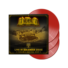 AFM U.d.o. - Live In Bulgaria 2020 - Pandemic Survival Show (Limited Red Vinyl) (Vinyl LP (nagylemez)) heavy metal