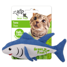 afp Zöld rohanás - Tonhal  macskajáték játék macskáknak