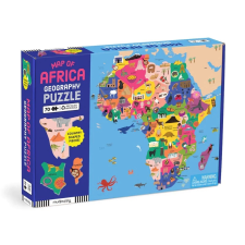 Afrika térképe puzzle gyerekeknek 70 darabos puzzle, kirakós