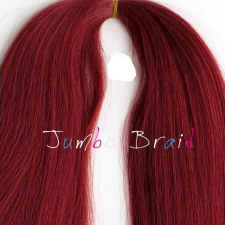 Afro Line Afro műhaj Jumbo Braid 120cm, 80gr - Burgundy 39 póthaj