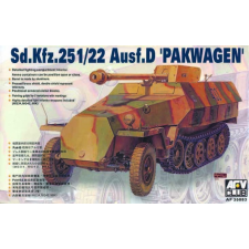  AFV-Club SDKFZ 251/22 AUSF D PAK40 1:35 (AF35083) makett