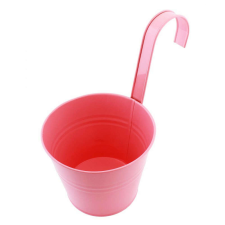 AG691C Erkély virágcserép 16cm rózsaszín kerti tárolás