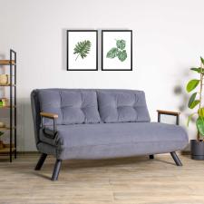 AG 2 személyes kanapéágy Homoko 2-Seater - Szürke bútor