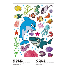 AG Design K0822 DOLPHIN BIG Öntapadós dekoráció, 65×85 cm (K0822) tapéta, díszléc és más dekoráció