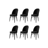 AG Étkezőszék szett (6 db) Ritim - Fekete