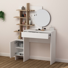 AG Fésülködő asztal Mup - White, Oak bútor