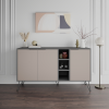 AG Konzolasztal Clara Console - Antracit, Light Mocha