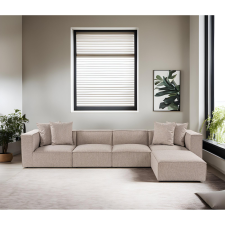 AG Sarokkanapé Sora (L1-O1-O1-1R-POUFFE ) - Homok Bézs bútor