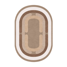 AG Szőnyeg (160 x 230), Sftkece048-Oval lakástextília