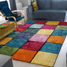 AG Szőnyeg (200 x 290), Renkli Kare lakástextília