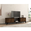 AG TV szekrény Erem - Walnut, Black