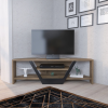 AG TV szekrény Sares - Walnut, Black
