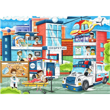 AGA4KIDS Dětské puzzle Nemocnice 172 dílků puzzle, kirakós
