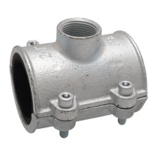 AGA OBD megcsapoló idom, acél/acélcsőhöz, 3"x1" hűtés, fűtés szerelvény