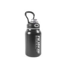 AGA Termosz 800 ml AGA DS2709-BLA - fekete kulacs, kulacstartó