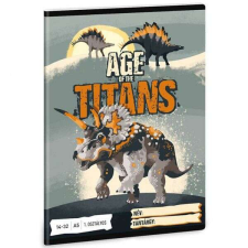 Age of the Titans dinós füzet - 1. osztályos vonalas 14-32 füzet