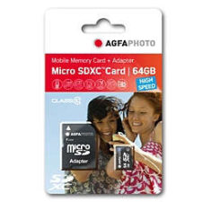 Agfaphoto 64GB MicroSDXC Class 10 memóriakártya