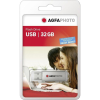 Agfaphoto USB Flash Drive 2.0, 32 GB USB A Típus Ezüst Pendrive (10514)