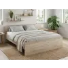  Ágy ELISA 180 x 200 cm, sonoma tölgy Ágyrács: Léces ágyrács, Matrac: Coco Maxi 20 cm matrac