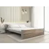 Ágy IKAROS DOUBLE 160 x 200 cm, sonoma tölgy/szürke Ágyrács: Léces ágyrács, Matrac: Coco Maxi 20 cm matrac
