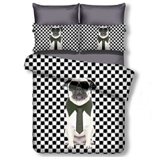  Ágynemű ANILOVE szín fehér nyomott motívum állatos 200x200+80x80*2 DecoKing lakástextília