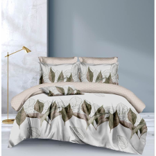  Ágyneműhuzat Allure krém zöld banán leveles 7 részes lakástextília