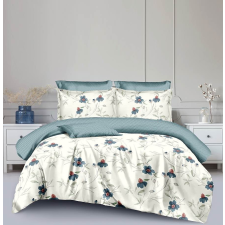  Ágyneműhuzat Allure törtfehér kék kis virágos 3 részes lakástextília