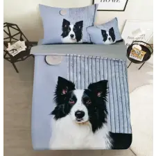  Ágyneműhuzat Animals új Border Collie kutyás 3 részes lakástextília