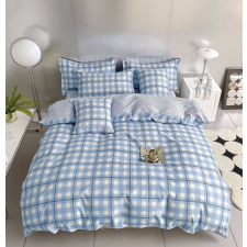  Ágyneműhuzat Cameron kék kockás 7 részes lakástextília