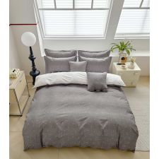  Ágyneműhuzat Charlotte pöttyös sötét szürke 3 részes lakástextília